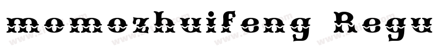 momozhuifeng Regular字体转换